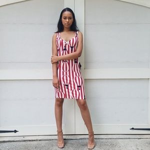 Summer Red and White dress